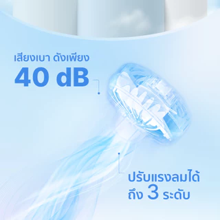 EZhome Mini Portable Handheld Fan พัดลมพกพา พัดลมมินิ Mini Fan แบบพกพา สีพาสเทล