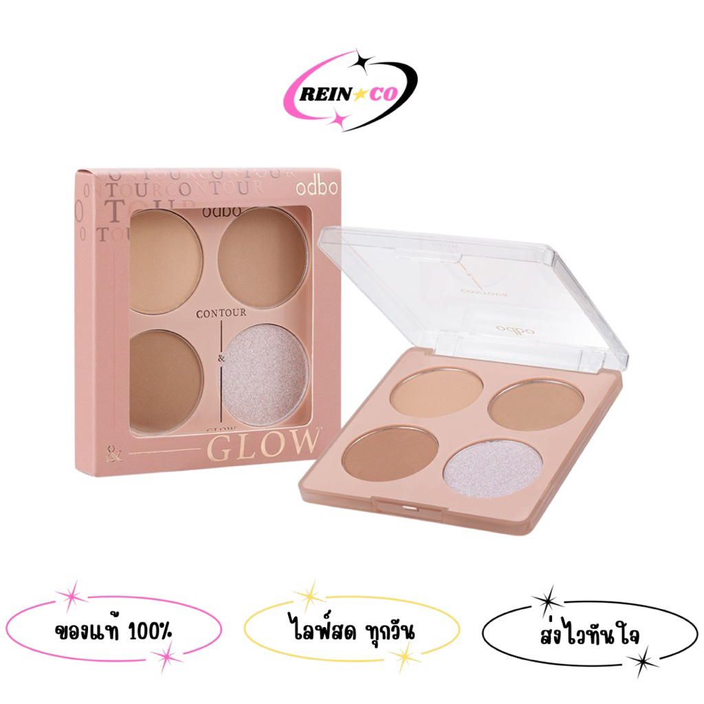 OD1303 Contour & Glow Palette