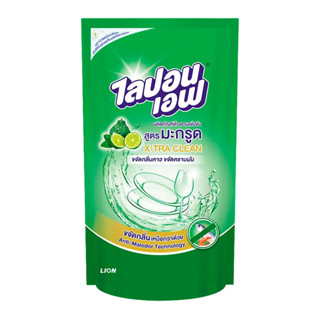 ไลฟอนเอฟ สูตรมะกรูด น้ำยาล้างจาน ล้างแก้ว ช้อน ชาม ถ้วย