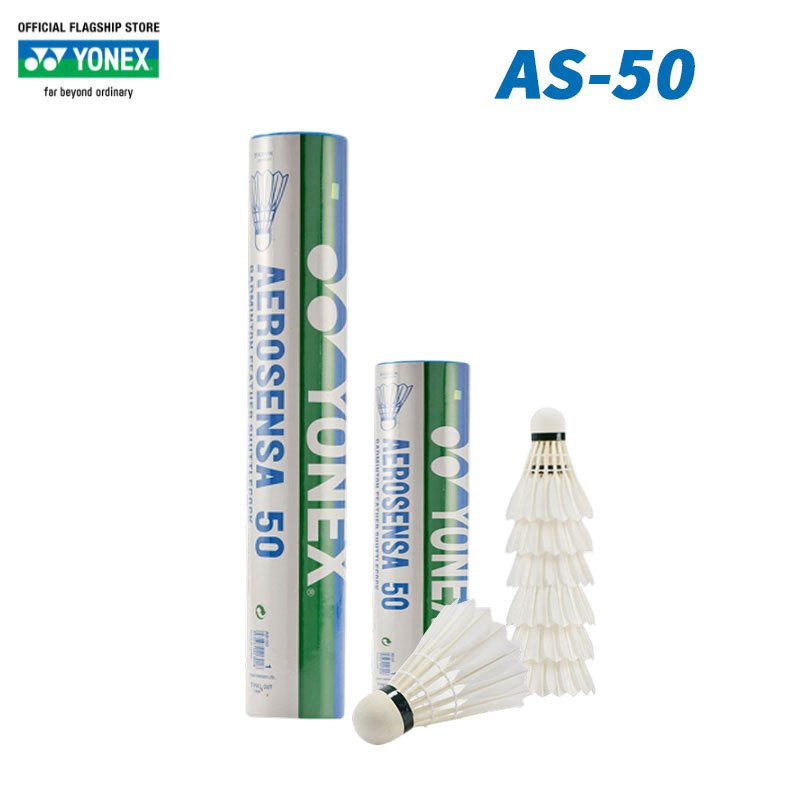 YONEX Aerosensa 50 (12er-Rolle) ลูกแบดมินตัน 1 หลอด 12ลูก คุ้มค่าทนทานใช้ในการแข