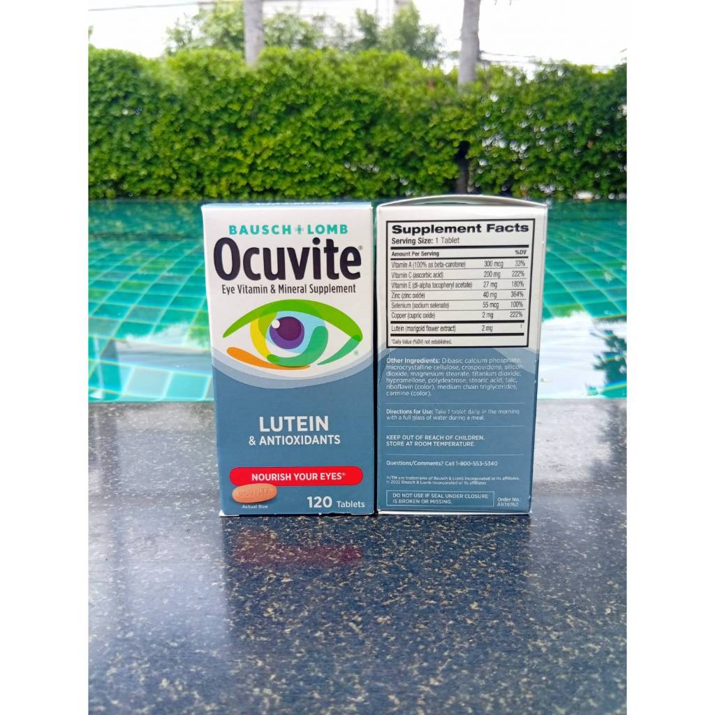 Ocuvite Eye Vitamin & Mineral Supplement, Lutein & Antioxidant Vitamins