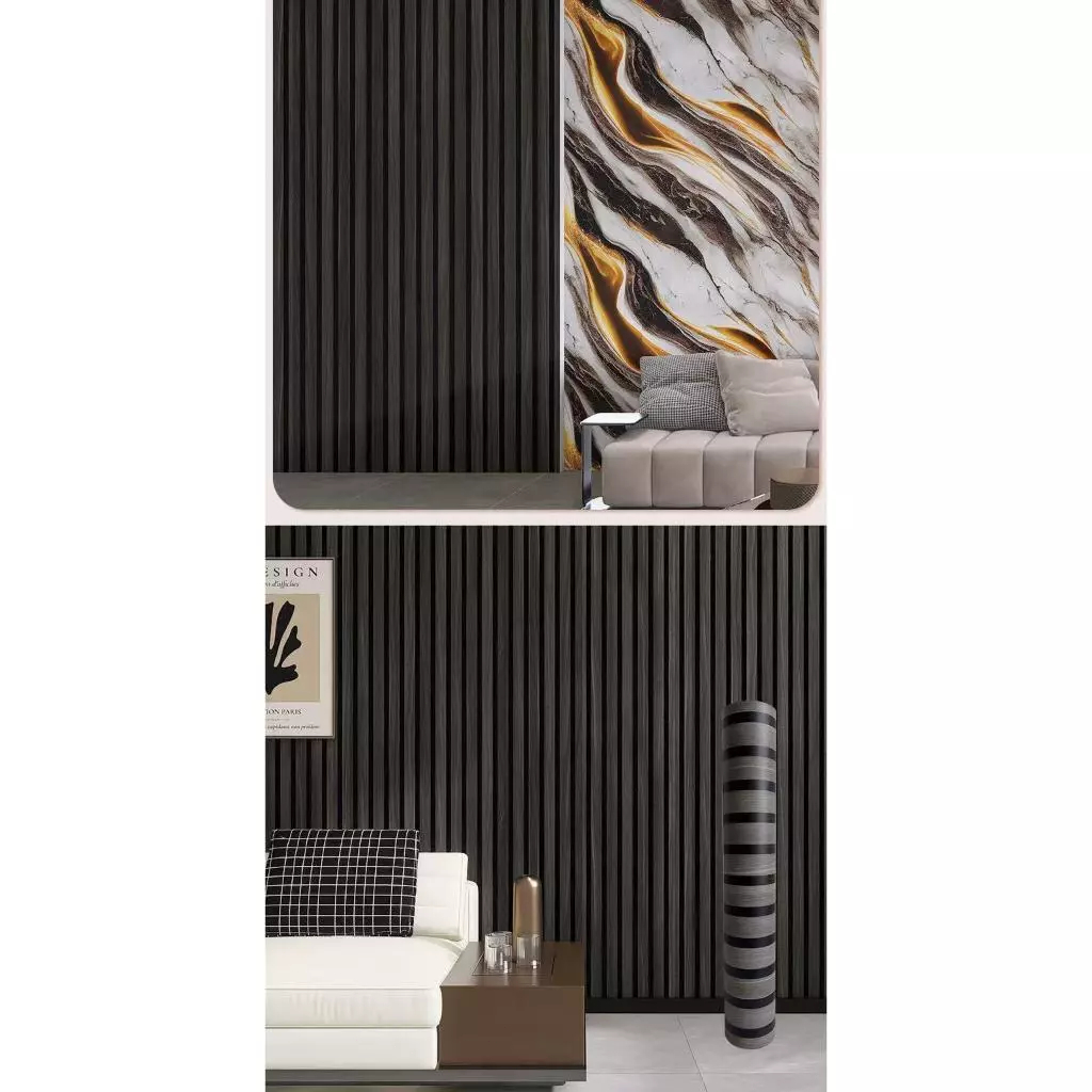 ยาว5เมตร กว้าง60เซน วอลเปเปอร์ติดผนัง ลายไม้ระแนง มีกาวในตัว กันน้ำ ไม่ทิ้งคราบ สติกเกอร์ติดผนัง Wallpaper Sticker - รูปที่ 7