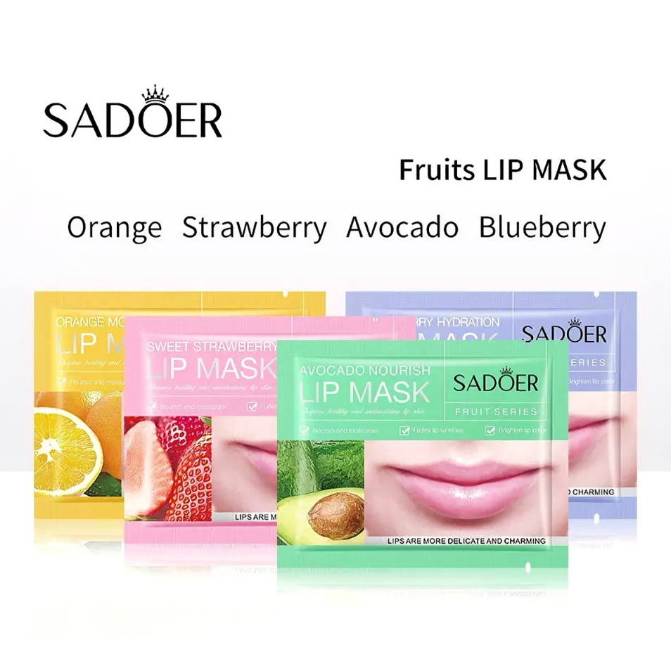 Sun SADOER(Lip Mask)มาส์กบำรุงริมฝีปาก ป้องกันริมฝีปากแห้งกร้าน ดูเรียบเนียนสุขภาพดี