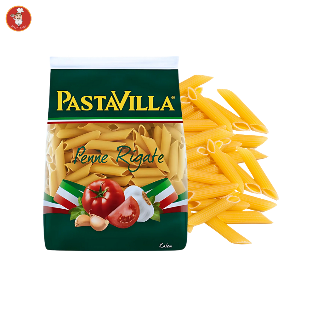Penne Rigate Pasta Villa 500g - เส้นพาสต้า เพนเน่ สำเร็จรูป
