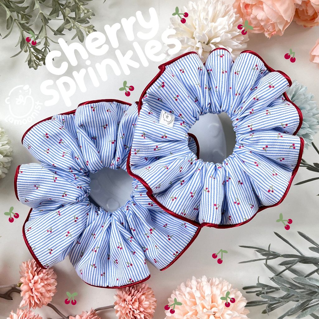 Lamoonist scrunchie • Cherry sprinkles