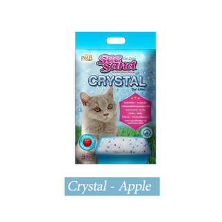 [ทรายแมว] See Sand Crystal เพ็ทเอททรายแมว คริสตัลซีเเซนด์ ขนาด 5 ลิตร