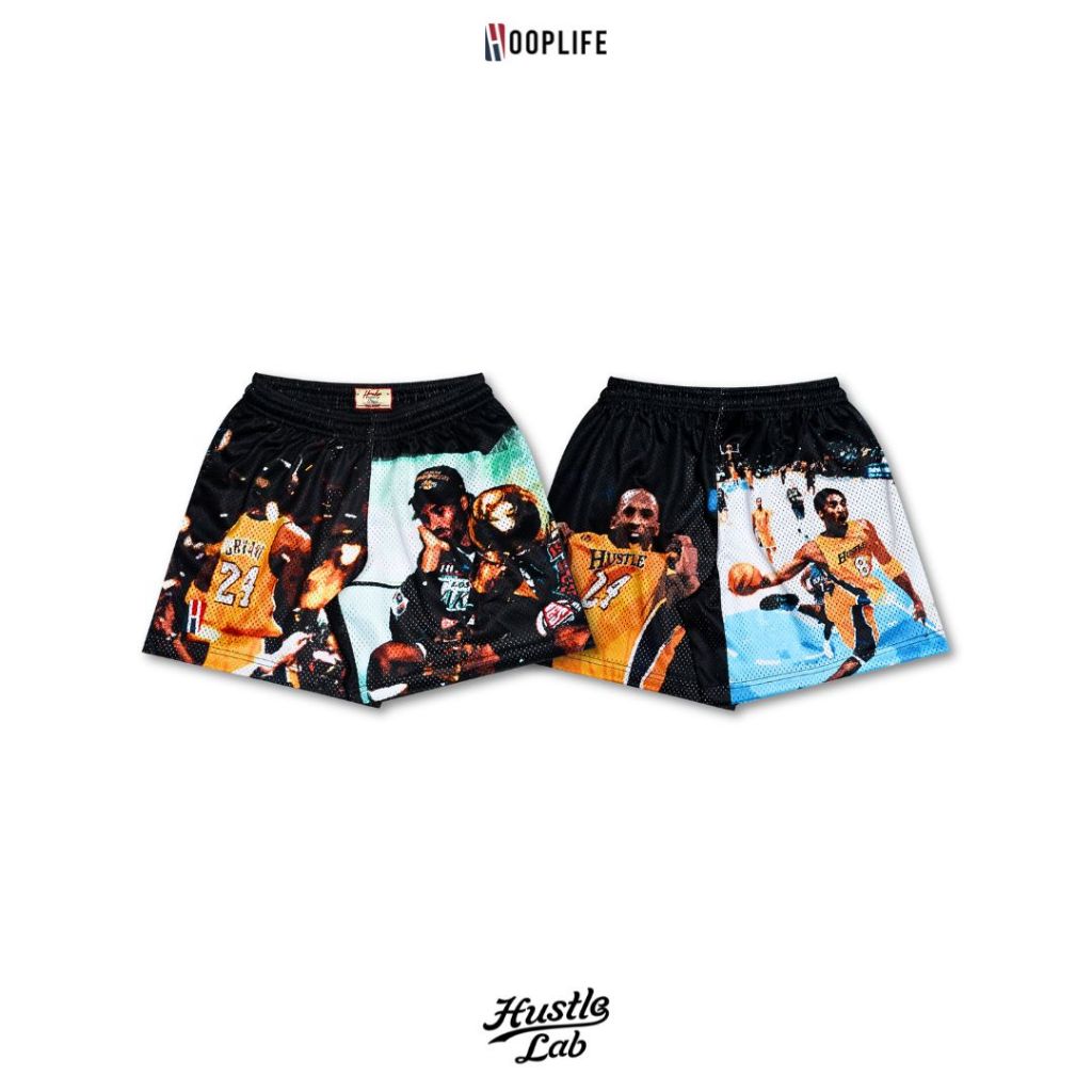 กางเกงขาสั้น กางเกงแฟชั่นเนวสตรีท HoopLife ” KOBE ” Iconic Mesh Shorts