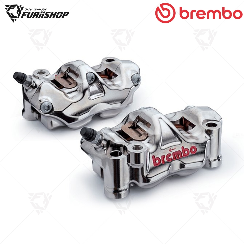 [ ชำระเต็มจำนวน ]  ปั๊มเบรคล่าง Brembo GP4RX 100-108mm Nickle