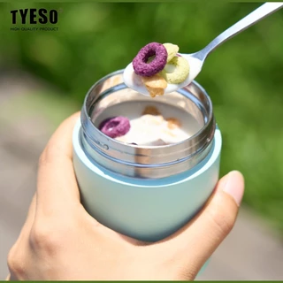 TYESO กระบอกน้ำไซส์มินิ พกพาง่าย สแตนเลส 316 ใช้งานได้ทั้งร้อนและเย็น ฝาปิดสนิทไม่รั่วซึม