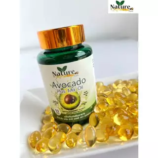 Nature น้ำมันอโวคาโดพลัส มิกซ์ ออยล์ ( 60 ซอฟเจล) AVOCADO Mixed Plus Oil