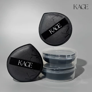 ชาร์โคลพัฟ พัฟลงรองพื้น KAGE CHARCOAL PUFF | พัฟคุชชั่น พัฟฟองน้ำทรงหยดน้ำ เนื้อนุ่ม ไม่กินรองพื้น เกลี่ยง่าย พร้อมกล่อง