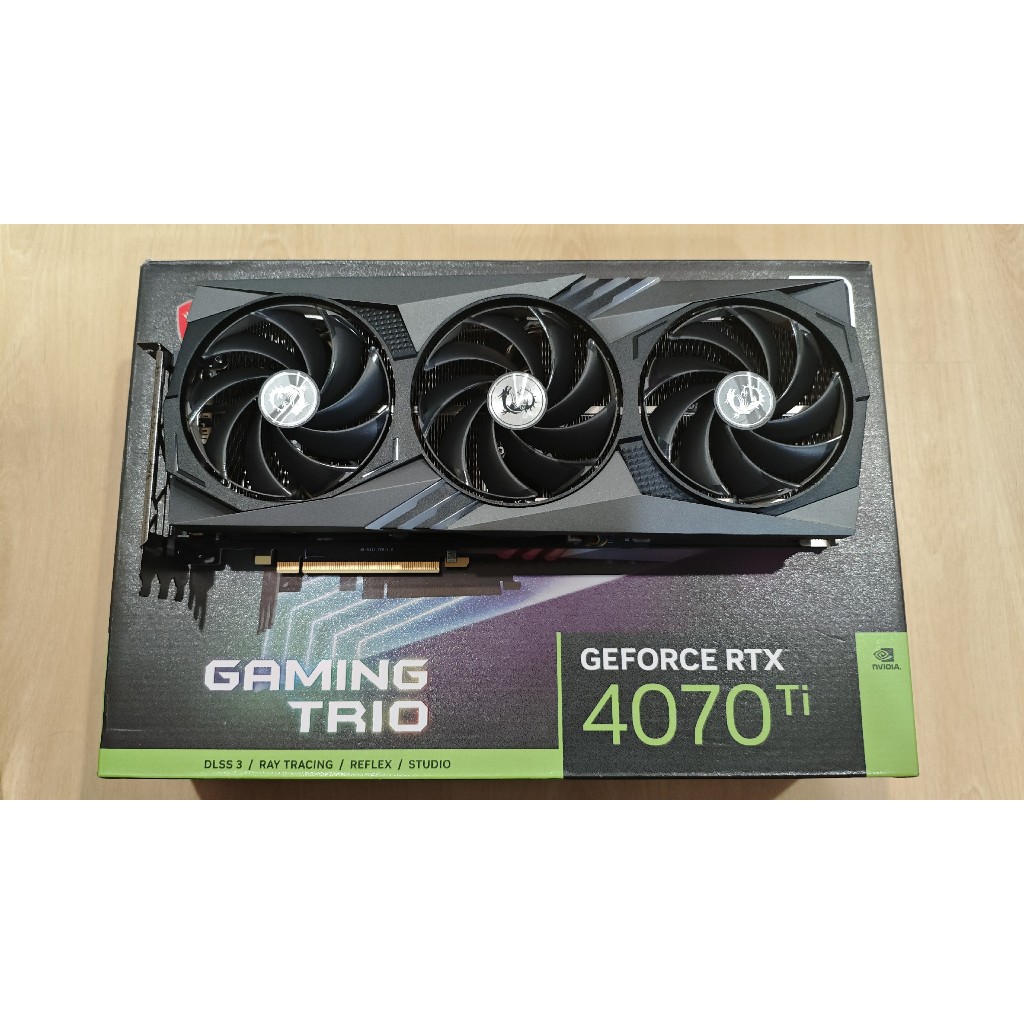 GeForce RTX™ 4070 Ti GAMING X TRIO 12G กาดจอมือ 2 สภาพดี