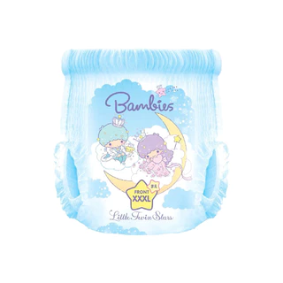Bambies Twinkle Night ซึมซับดียาวนาน ผ้าอ้อม แบมบี้ส์ แพมเพิส แบบกางเกง S-XXL