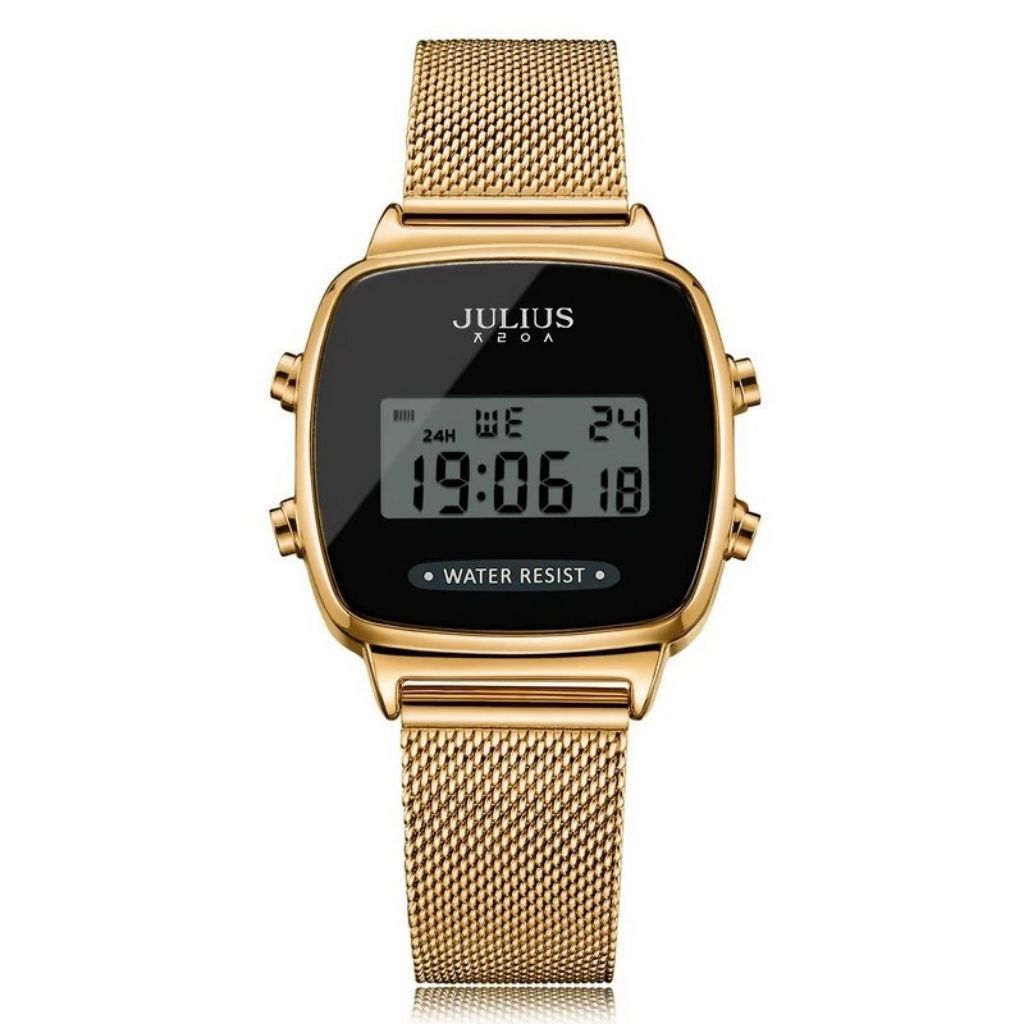 Julius นาฬิกาแฟชั่นเกาหลีของแท้ 💯% ประกันศูนย์ไทย นาฬิกาข้อมือผู้หญิง สายสแตนเลส รุ่น Ja-1160