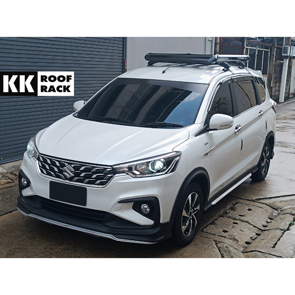 แร็คหลังคา ถาดอลูมิเนียม Suzuki Ertiga ของใหม่ ไม่เจาะหลังคา [B0-0M]