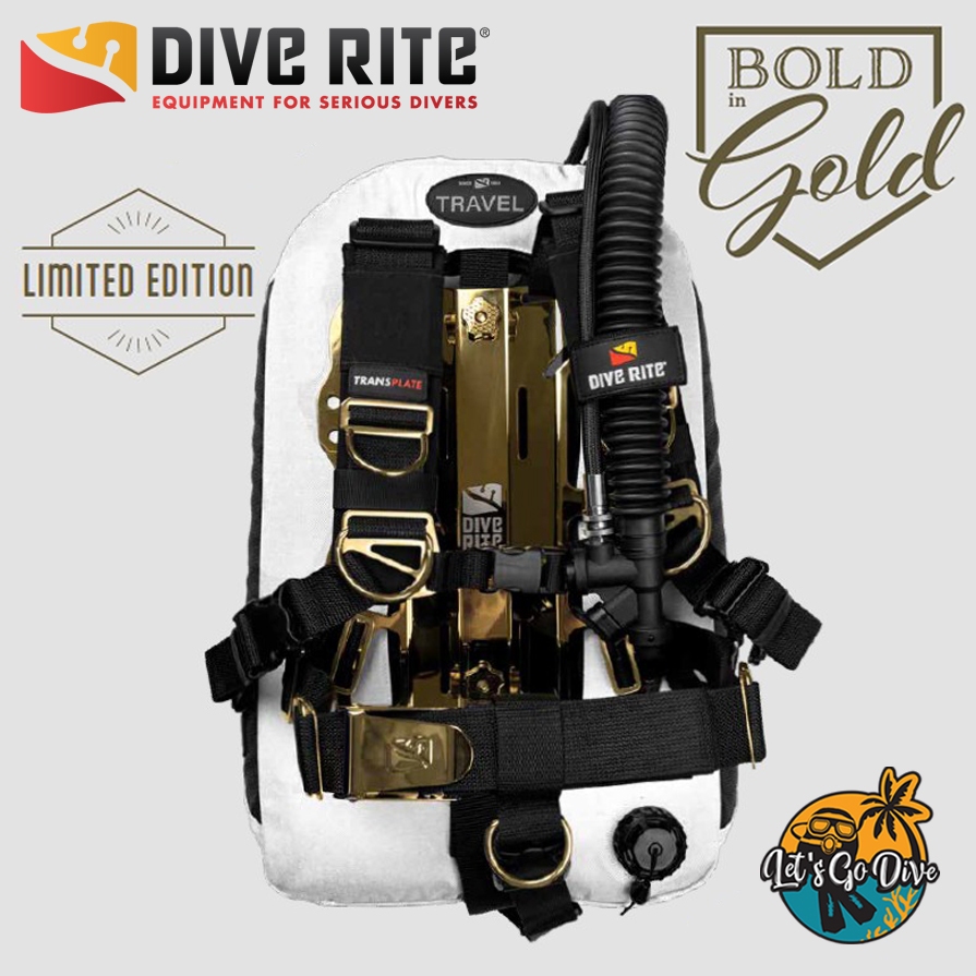 DIVE RITE - BOLD in GOLD - Gold x White Limited Edition BCD - อุปกรณ์ดำน้ำ SCUBA