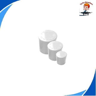 อุปกรณ์ขาว ข้อต่อตรง PVC พีวีซี สีขาว ตราท่อน้ำไทย มาตรฐาน JIS มีให้เลือกหลายอย่าง ขนาด 3/4" (6หุน)