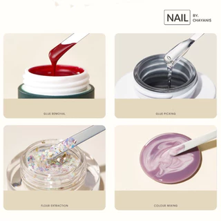 Gs เหล็กปาดเจล Moding สำหรับตัก ปาด เกลี่ยสีเจลทำเล็บ