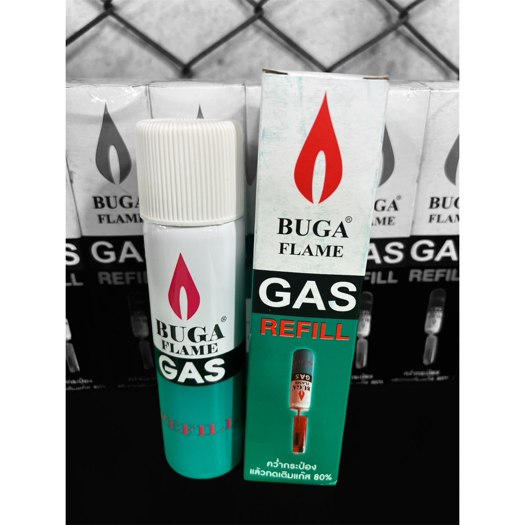 🔥ส่งด่วน🔥 แก๊สกระป๋องชนิดเติมไฟแช็ก BuGa refill