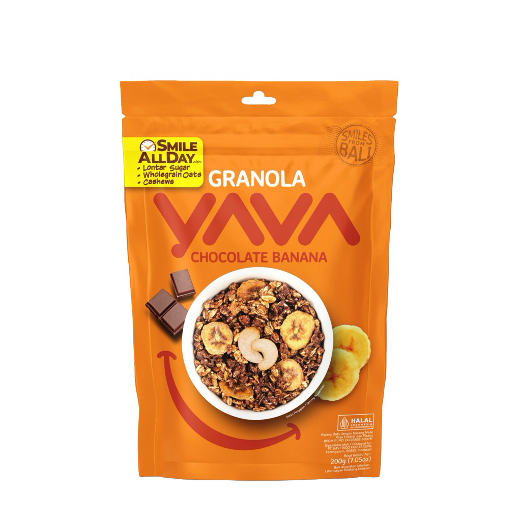 Yava Granola - Chocolate Banana 200g.