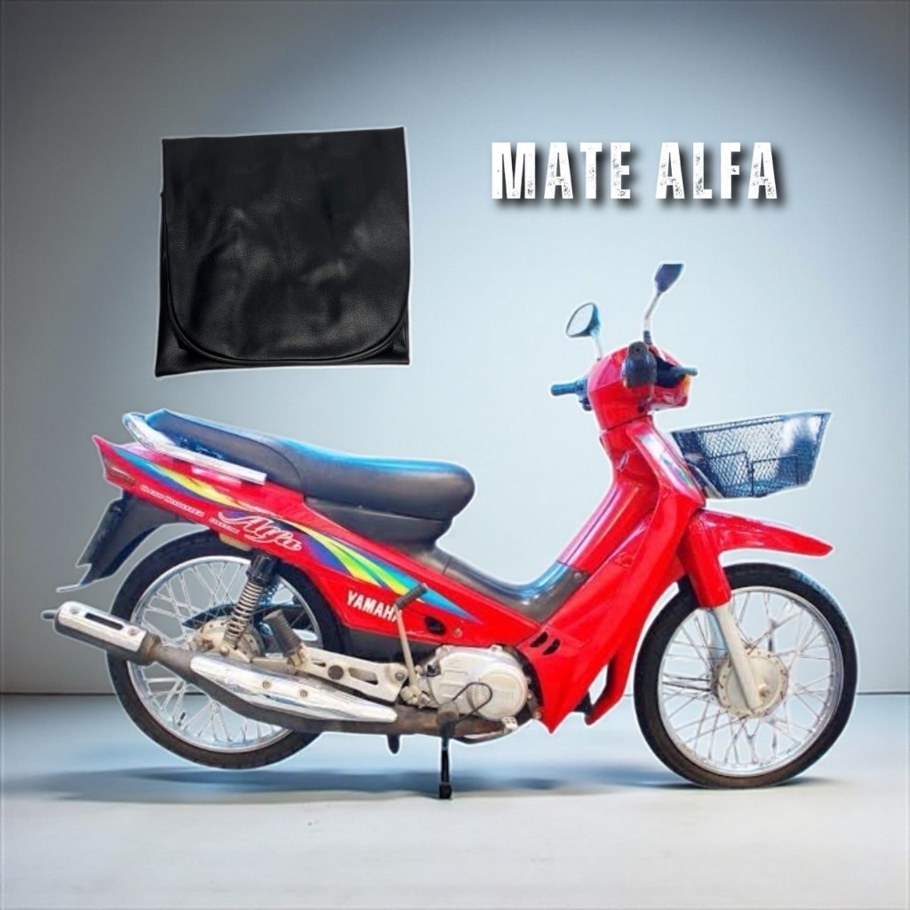 mate Alfa หนังหุ้มเบาะ sr autopart [แบบแม็กเย็บ] สำหรับผู้ที่ต้องการเปลี่ยนเบาะมอเตอร์ไซค์ให้กลับมาดูใหม่[27]