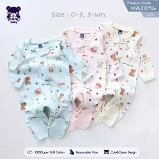 TWO - WAY ZIPPER รอมเปอร์ชุดหมีขายาวคลุมเท้า Mami Baby