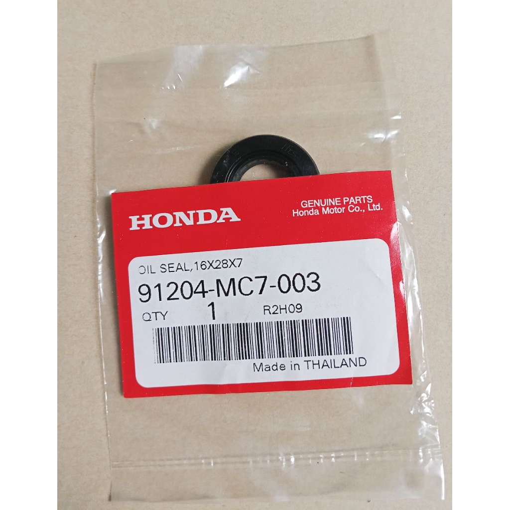 ซีลคันสตาร์ท Dash Wave125 Sonic แท้เบิกศูนย์ HONDA 91204-MC7-003

