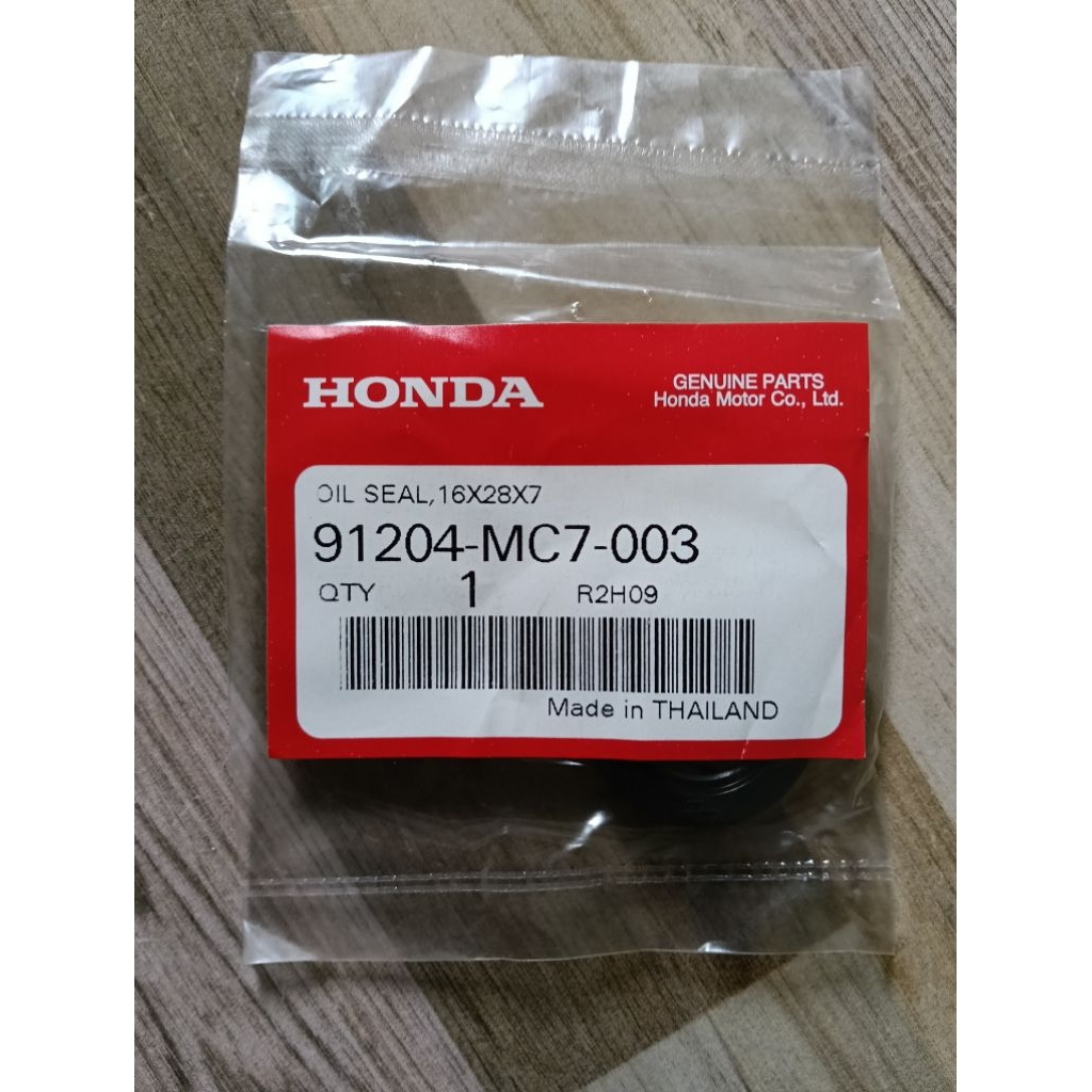 ซีลคันสตาร์ท HONDA WAVE125/SONIC/DASH/CB แท้เบิกศูนย์ 91204-MC7-003