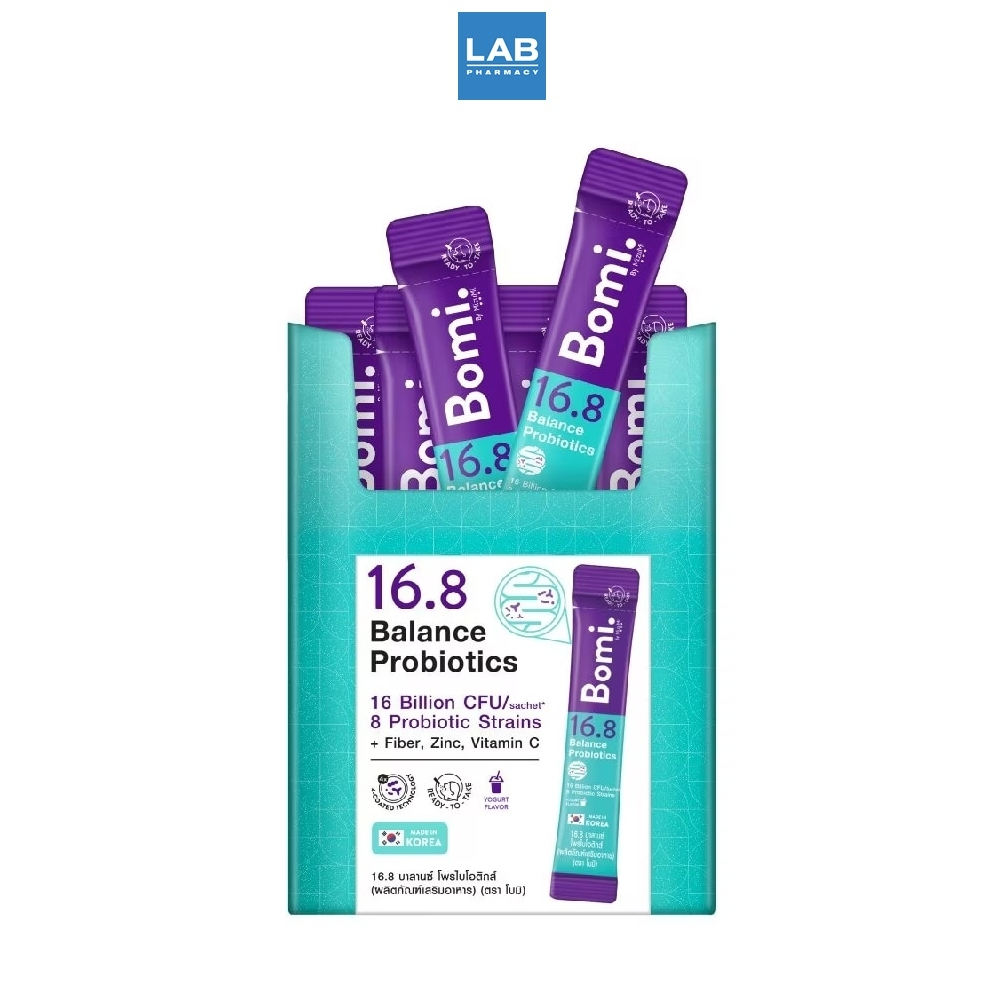 Bomi 16.8 Balance Probiotics 14 sachets โบมิ 16.8 บาลานซ์ โพรไบโอติกส์ 14 ซอง
