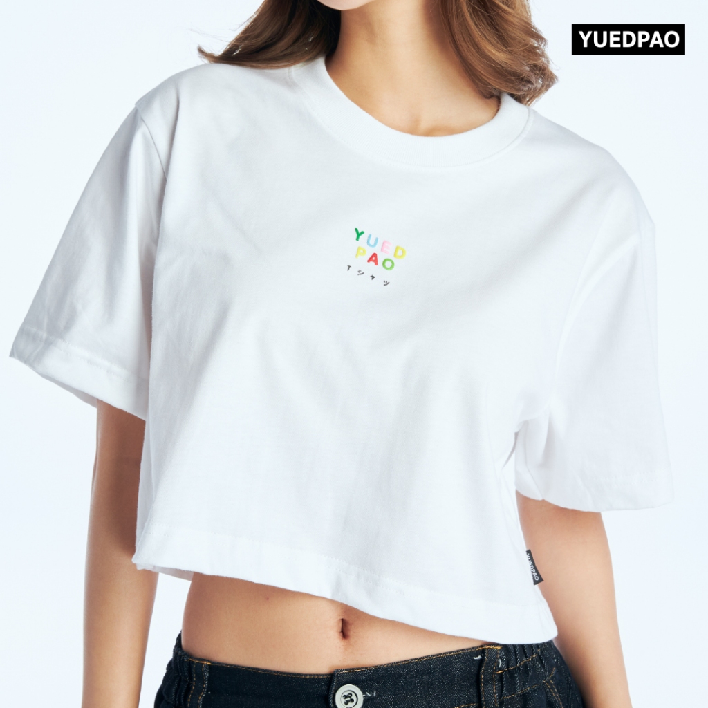 Yuedpao Minimal Street ผ้าหนาทรงสวย ยับยากรีดง่าย เสื้อยืดเปล่า เสื้อยืดครอป Crop The Rainbow of Yuedpao - รูปที่ 4