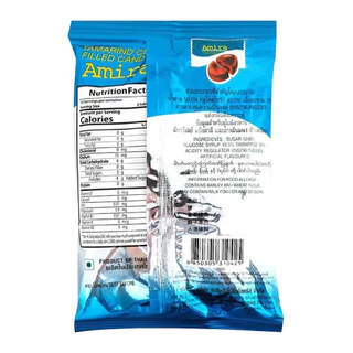 อมีร่า ลูกอมสอดไส้เนื้อมะขาม 100 เม็ด AMIRA TAMARIND CENTER FILLED CANDY 100S.