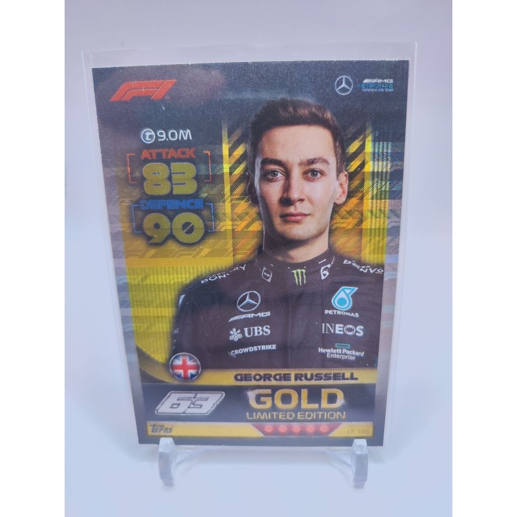การ์ด f1 topps turbo attax 2022 george russell