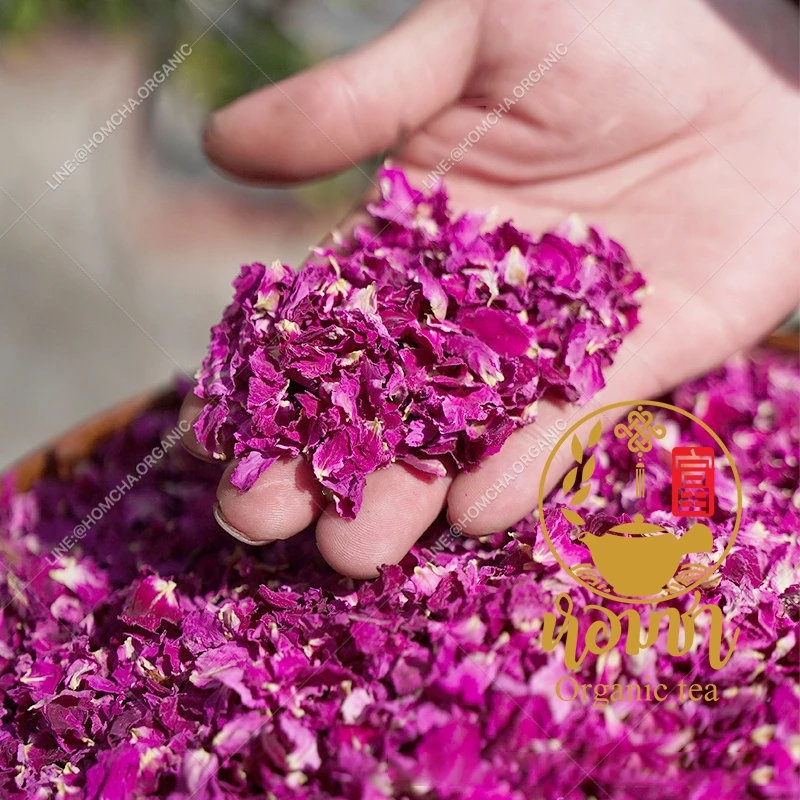 กลีบกุหลาบ เล็ก เกรด A หอม สีสวย ทำขนม เบเกอรี่ อาหาร เครื่องดื่ม ชา ได้หมด Dried Rose Petals