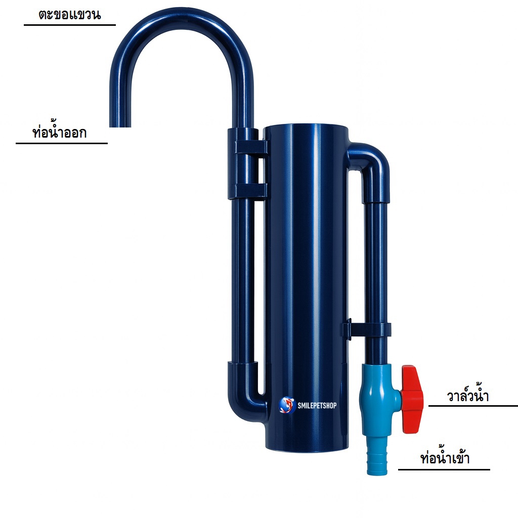แคปซูลกรองน้ำ มาลาวี ของแท้ (กำจัดคลอรีน ลดกลิ่น ลดสี กรองน้ำประปาสำหรับเลี้ยงปลาได้อย่างปลอดภัย) - รูปที่ 2