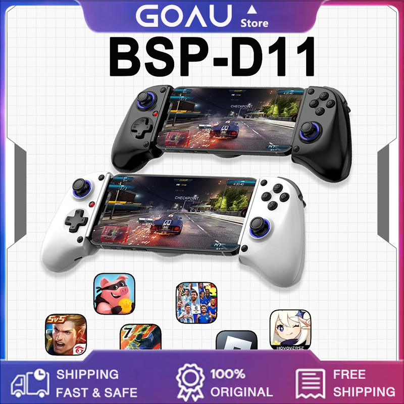 🔥พร้อมส่งจากไทย🔥จอย BSP D11จอยเกมมือถือ เกมไร้สาย สำหรับios / Android / PC / Nintendo Switch / Ps5 / Ps4