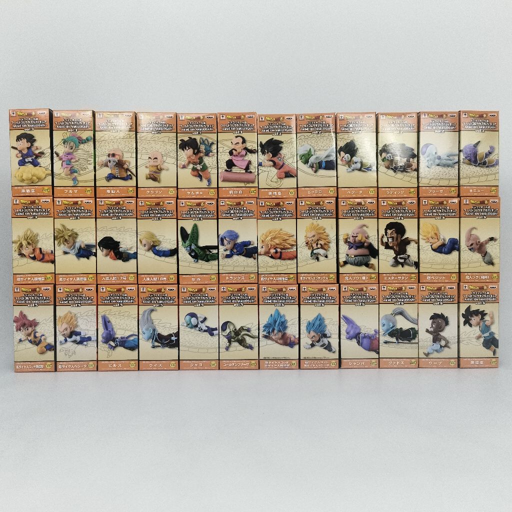 Dragonball ดราก้อนบอล WCF World Collectible Figure ANIME 30th Anniversary Vol.1-6 ฉลอง 30 ปี ครบชุด 