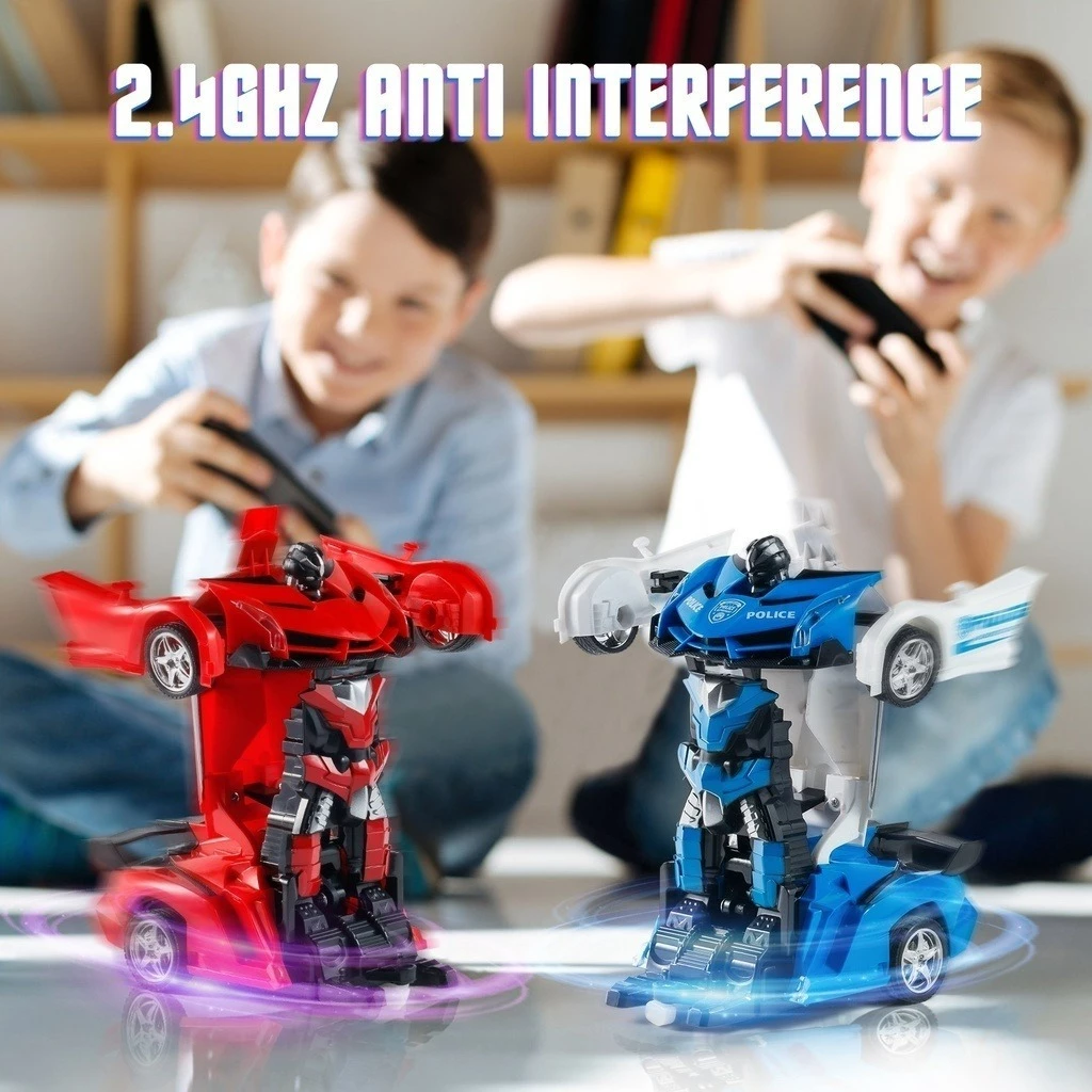 JoyToys รถบังคับวิทยุ แปลงร่างเป็นหุ่นยนต์ รถบังคับของเล่น เสริมสร้างความสนุกสนานให้เด็กๆ ของเล่นเด็ก ของเล่นเด็กผู้ชาย thumbnail 4