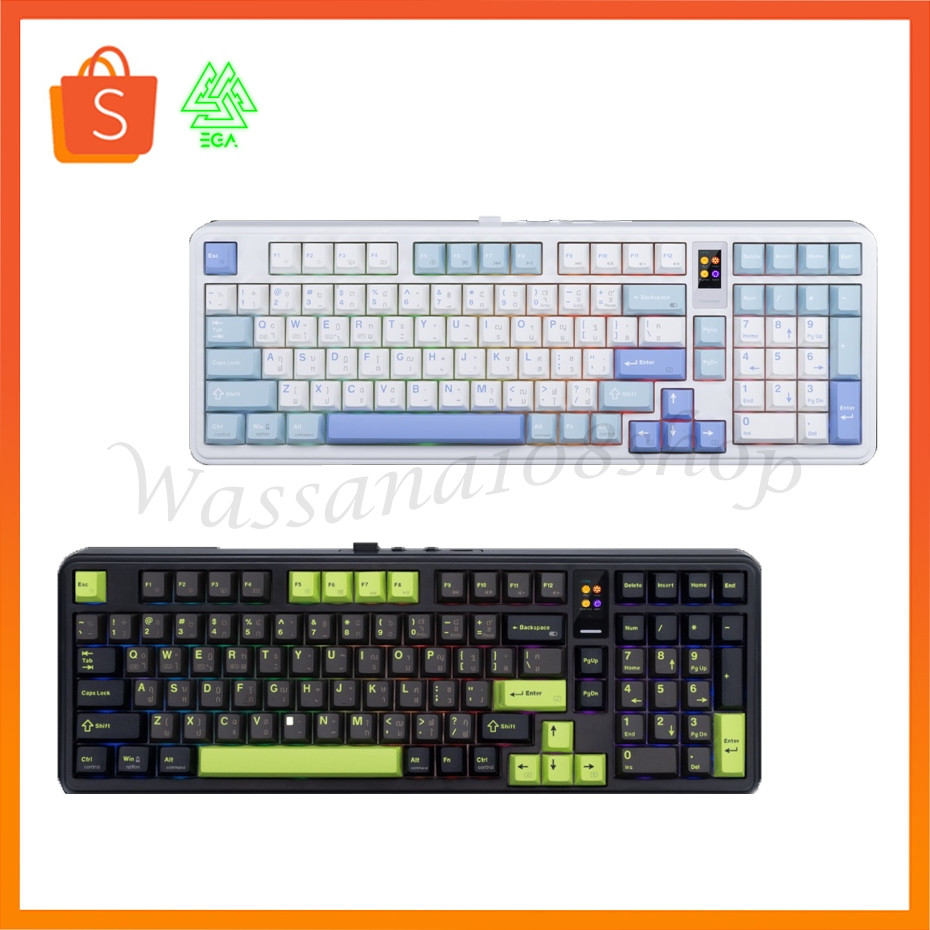 EGA  TYPE CMK11 Custom Mechanical Gaming Keyboardคีย์บอร์ดเกมมิ่ง Custom Mechanical