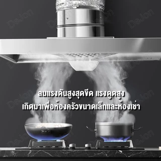 🔥ฟรี3mท่อ🔥เครื่องดูดควัน 12นิ้ว 120W ดูดควันในครัว พัดลมดูดอากาศ พัดลมระบายอากาศ ดูดควันครัว กำลังดูดสูง Range Hood