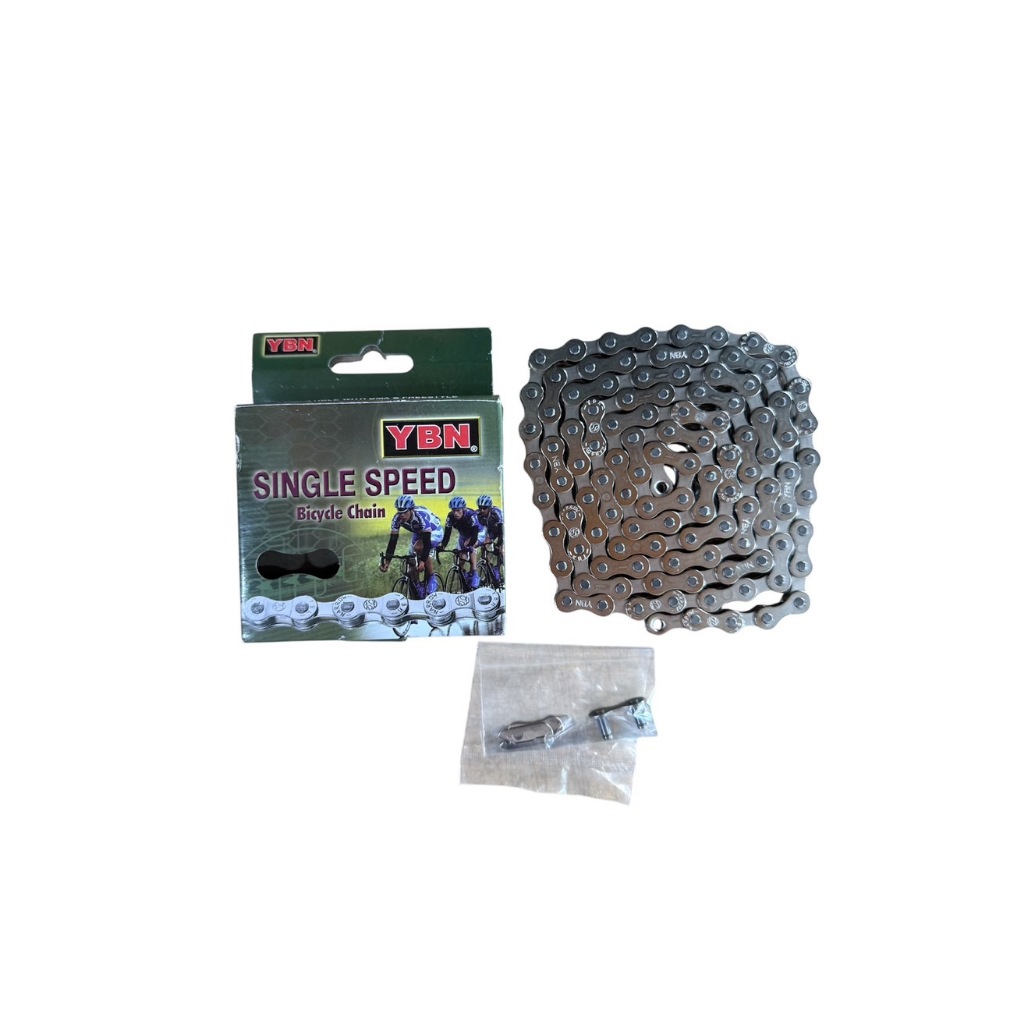 โซ่ ฟิกเกียร์ YBN single speed bicycle chain 1/2" x 1/8 " 110 ข้อ
