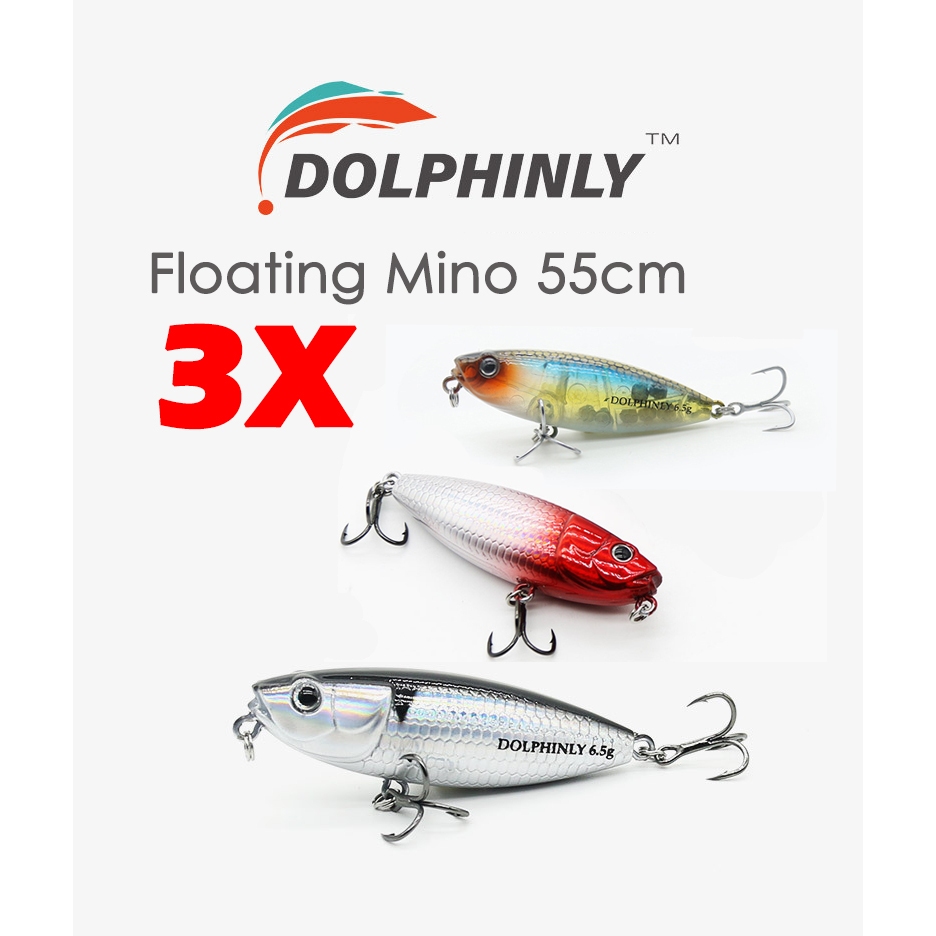 DOLPHINLY เหยื่อตกปลา PENCIL 6.5 Floating