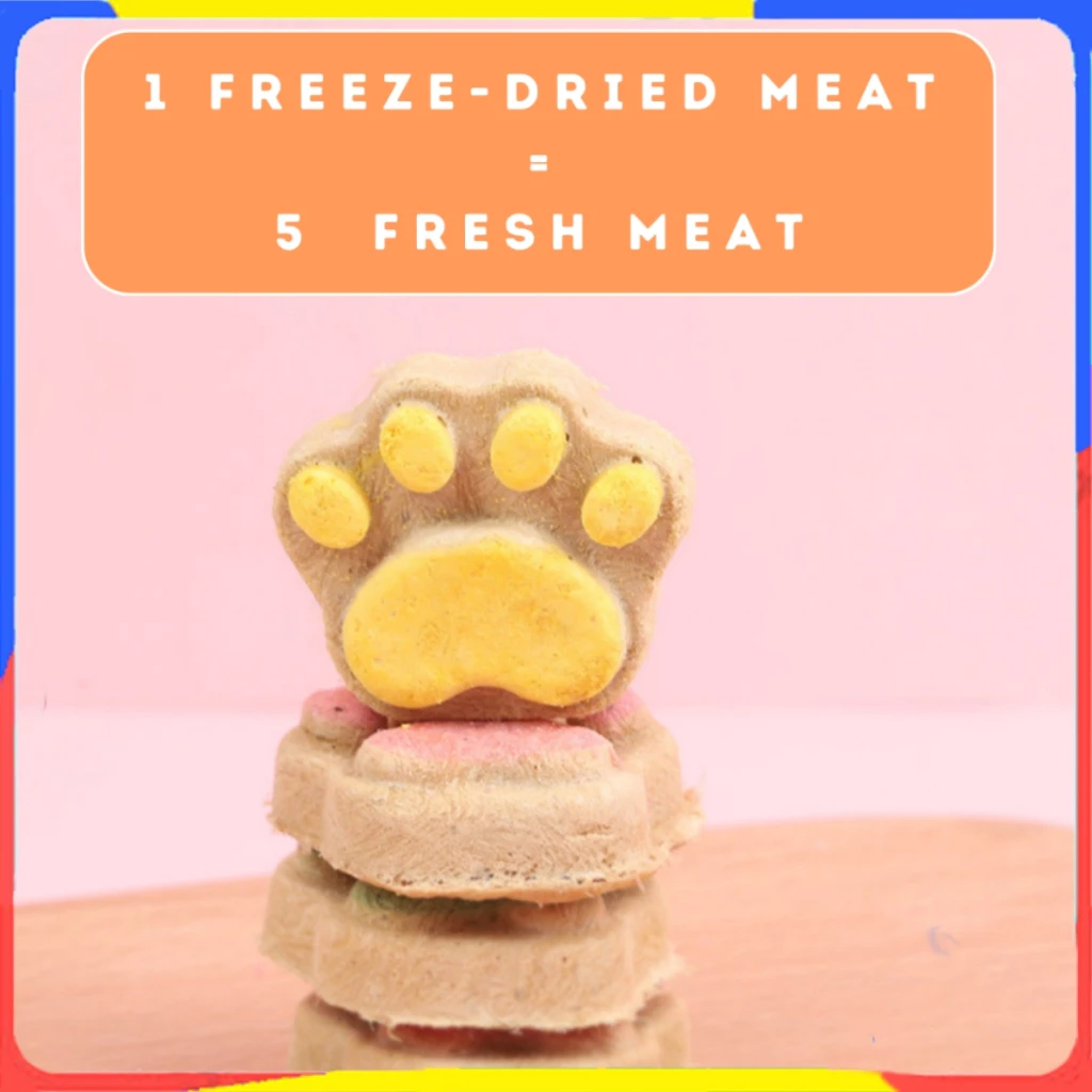 ขนมแมว อกไก่ผสมมันม่วงฟรีซดราย 80g thumbnail 7