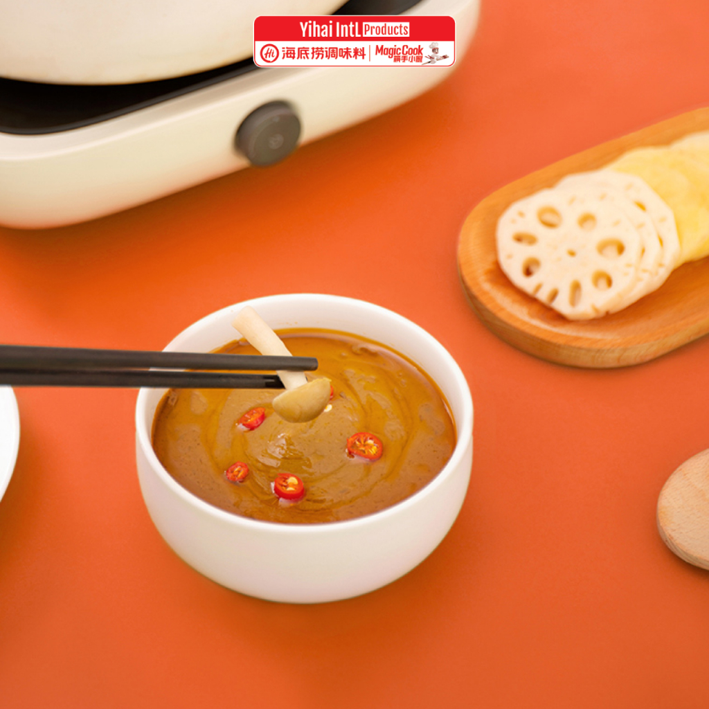 *ใหม่!* น้ำจิ้มงาไหตี่เลารสเผ็ด 500 g. ถุงใหญ่ ! Haidilao *มีฝาเกลียว* เข้มข้นหอมงาและถั่ว by Haidilao seasoning - รูปที่ 3