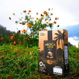 Arabica 100%! COFFEE AROICA 40in1 กาแฟผสม MCT OIL + L-Carnitine + Collagen สารสกัดและวิตามินธรรมชา