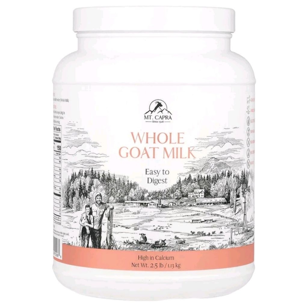 Mt.Capra, Whole Goat Milk, 2.5 lb (1.13 kg)