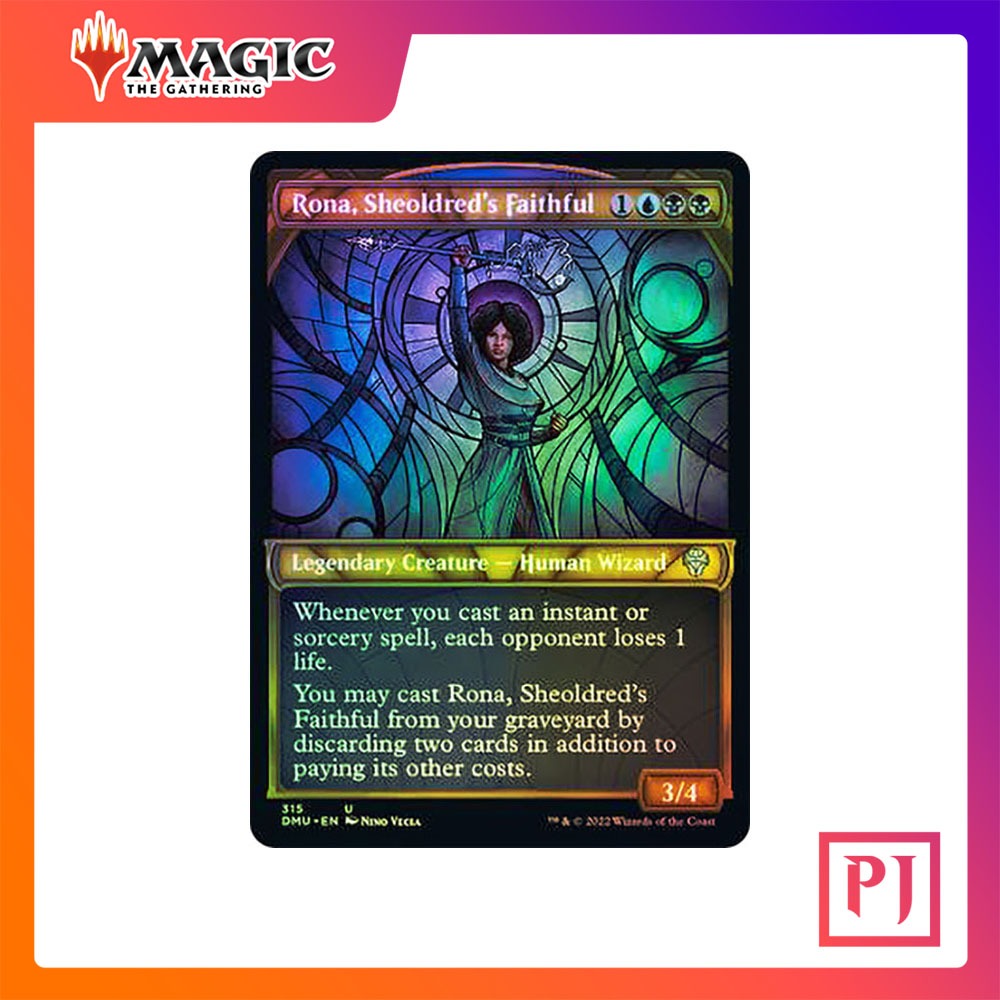 [MTG] Rona, Sheoldred's Faithful (Showcase) [DMU] [MULTI] [UNCOM​] [FOIL] [ENG] (การ์ดเมจิค / Magic the Gathering)
