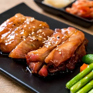 1 แถม 1 สินค้าใหม่ !! ซอสเคลือบไก่ สูตรเทริยากิ ซอสไก่ทอดเกาหลี 800 กรัม ตราเพียวฟู้ดส์ ไก่เกาหลี
