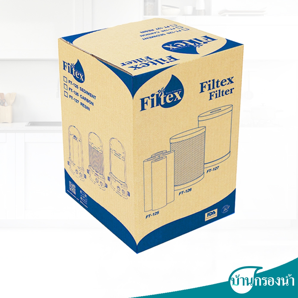 Filtex ไส้กรองน้ำ เครื่องกรองน้ำใช้ กล้วยหอม (FT-125 FT-126 FT-127)