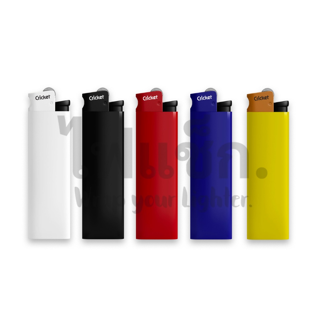 Cricket ไฟแช็ค Plain lighter 5 colors