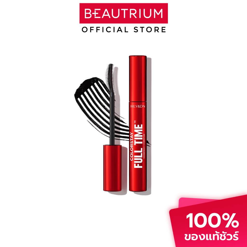 REVLON Colorstay Full Time Mascara Waterproof Blackest Black มาสคาร่า 7.5ml — صورة 2